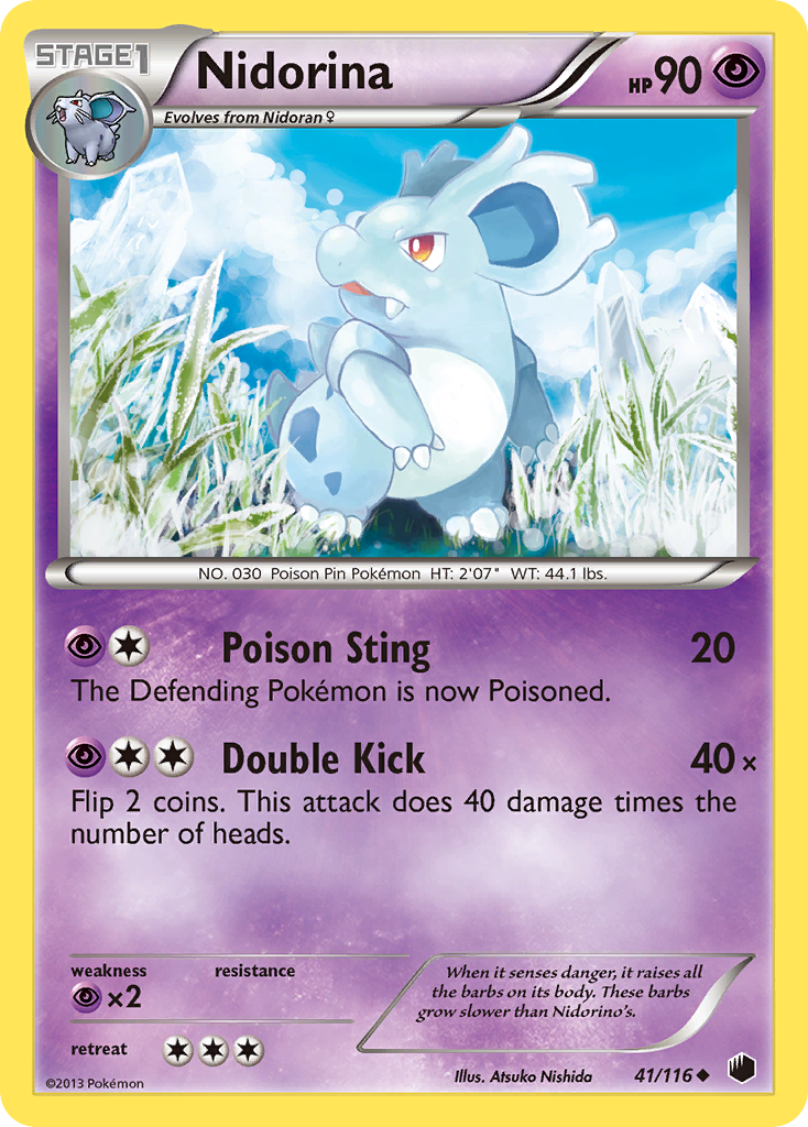 Nidorina (41/116) [Black & White: Plasma Freeze] | Good Games North