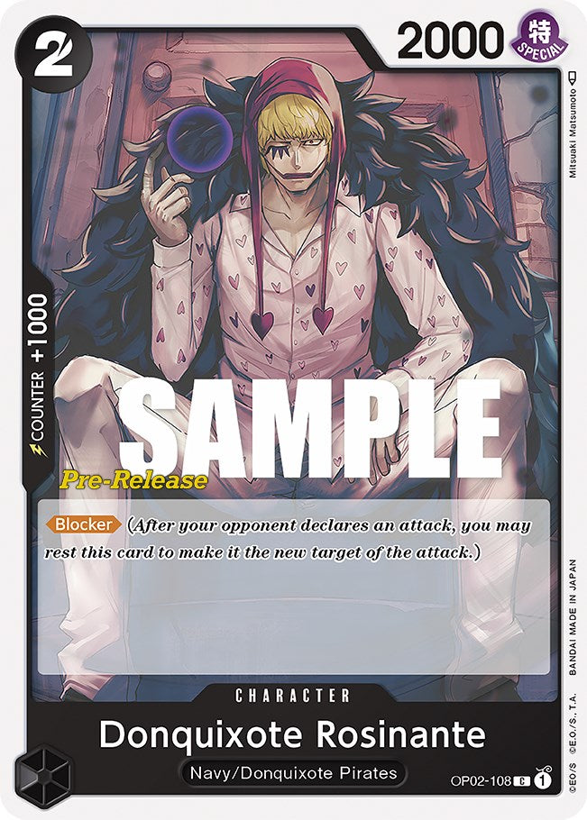 Donquixote Rosinante [Paramount War Pre-Release Cards] | Good Games North