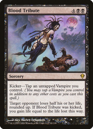 Blood Tribute [Zendikar] | Good Games North