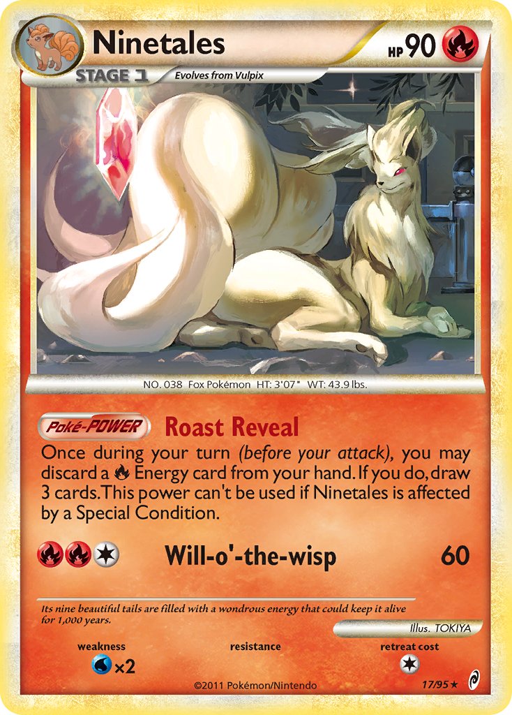 Ninetales (17/95) (Theme Deck Exclusive) [HeartGold & SoulSilver: Call of Legends] | Good Games North