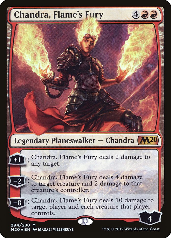Chandra, Flame's Fury [Core Set 2020] | Good Games North