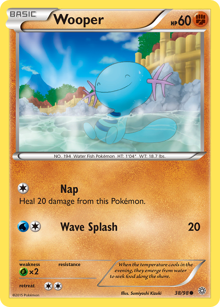 Wooper (38/98) [XY: Ancient Origins] | Good Games North