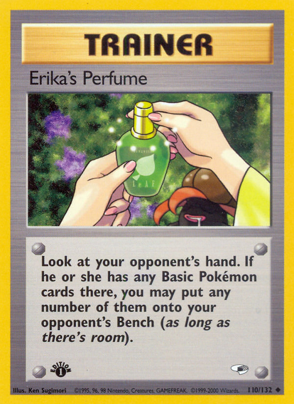 Erika's Perfume (110/132) [Gym Heroes 1st Edition] | Good Games North