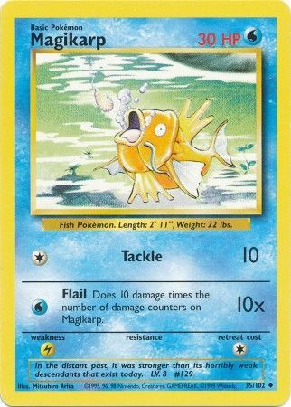 Magikarp (35/102) [Base Set Unlimited] | Good Games North