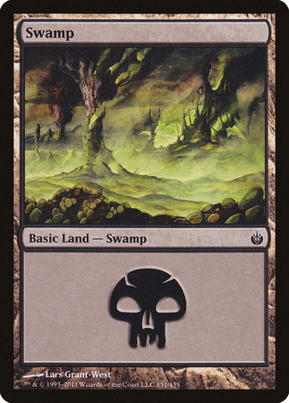 Swamp (151) [Mirrodin Besieged] | Good Games North