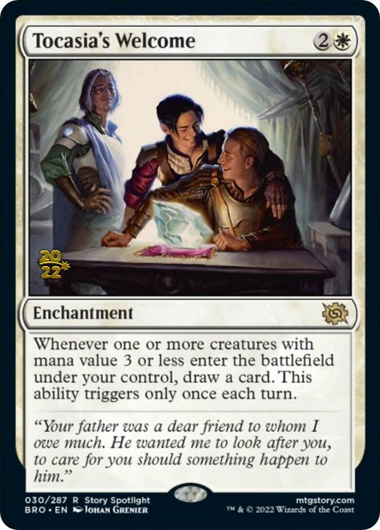 Tocasia's Welcome [The Brothers' War: Prerelease Promos] | Good Games North