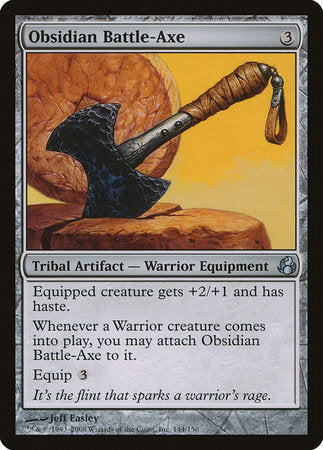Obsidian Battle-Axe [Morningtide] | Good Games North