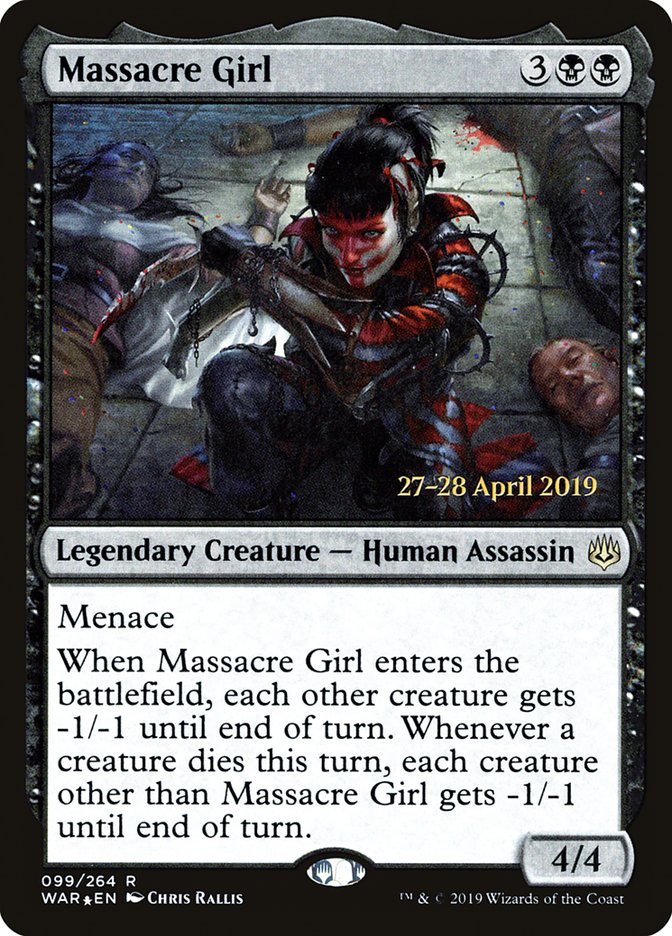 Massacre Girl  [War of the Spark Prerelease Promos] | Good Games North