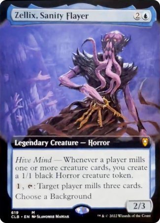 Zellix, Sanity Flayer (Extended Art) [Commander Legends: Battle for Baldur's Gate] | Good Games North