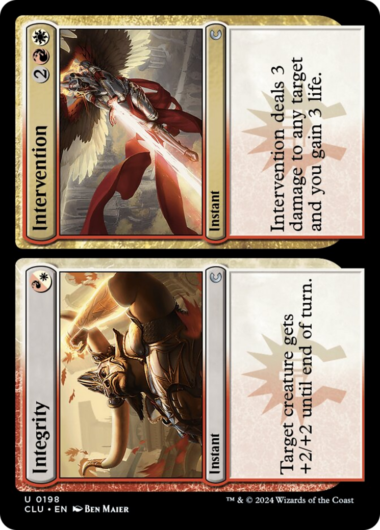 Integrity // Intervention [Ravnica: Clue Edition] | Good Games North