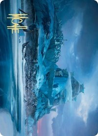 Port of Karfell Art Card (Gold-Stamped Signature) [Kaldheim: Art Series] | Good Games North