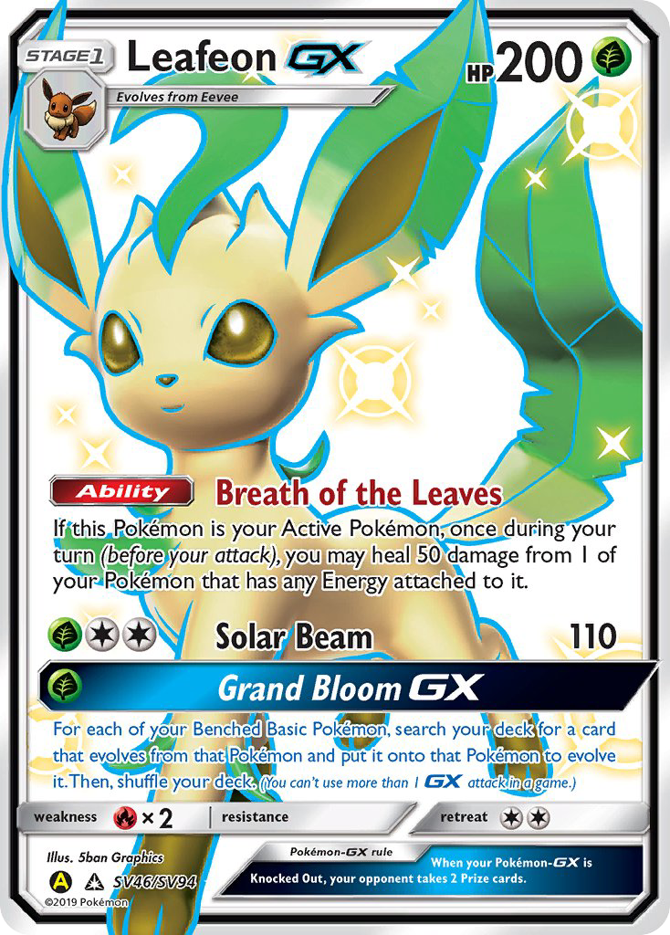 Leafeon GX (SV46/SV94) [Sun & Moon: Hidden Fates - Shiny Vault] | Good Games North