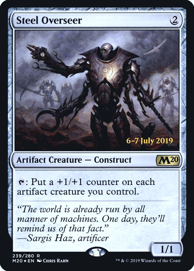 Steel Overseer  [Core Set 2020 Prerelease Promos] | Good Games North