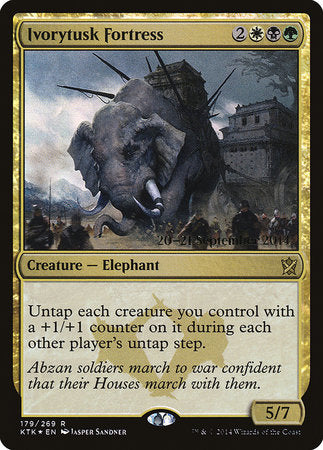Ivorytusk Fortress [Khans of Tarkir Promos] | Good Games North