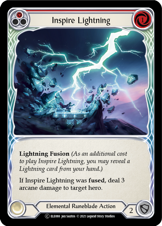 Inspire Lightning (Red) [U-ELE088] Unlimited Normal | Good Games North