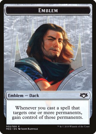 Emblem - Dack Fayden [Mythic Edition Tokens] | Good Games North