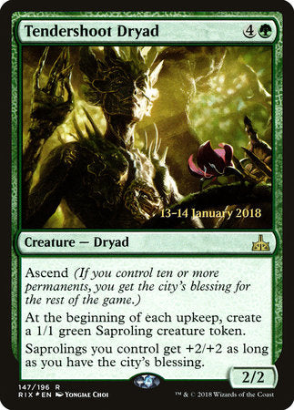 Tendershoot Dryad [Rivals of Ixalan Promos] | Good Games North