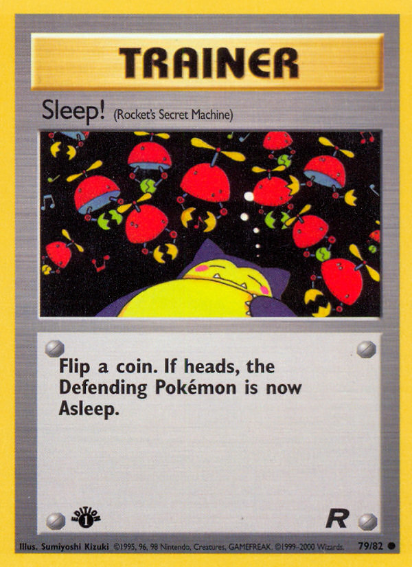 Sleep! (79/82) [Team Rocket 1st Edition] | Good Games North