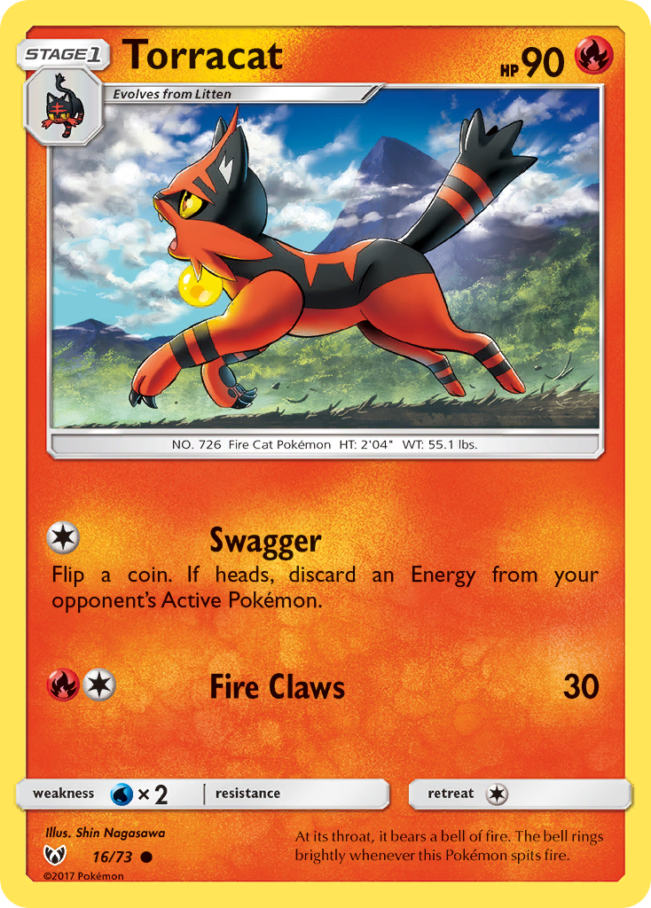 Torracat (16/73) [Sun & Moon: Shining Legends] | Good Games North