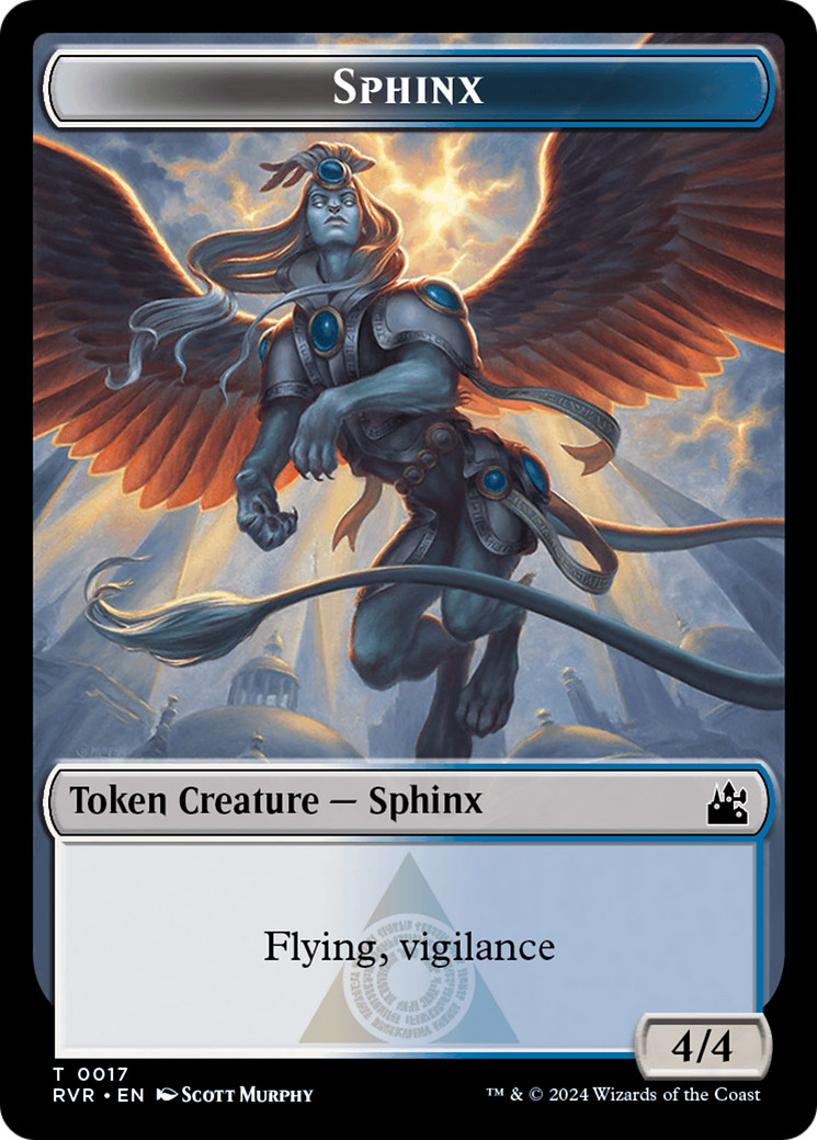 Goblin (0008) // Sphinx Double-Sided Token [Ravnica Remastered Tokens] | Good Games North