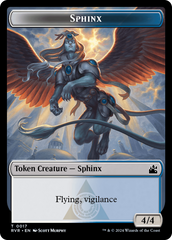 Goblin (0008) // Sphinx Double-Sided Token [Ravnica Remastered Tokens] | Good Games North