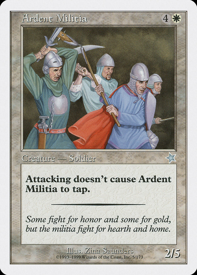 Ardent Militia [Starter 1999] | Good Games North
