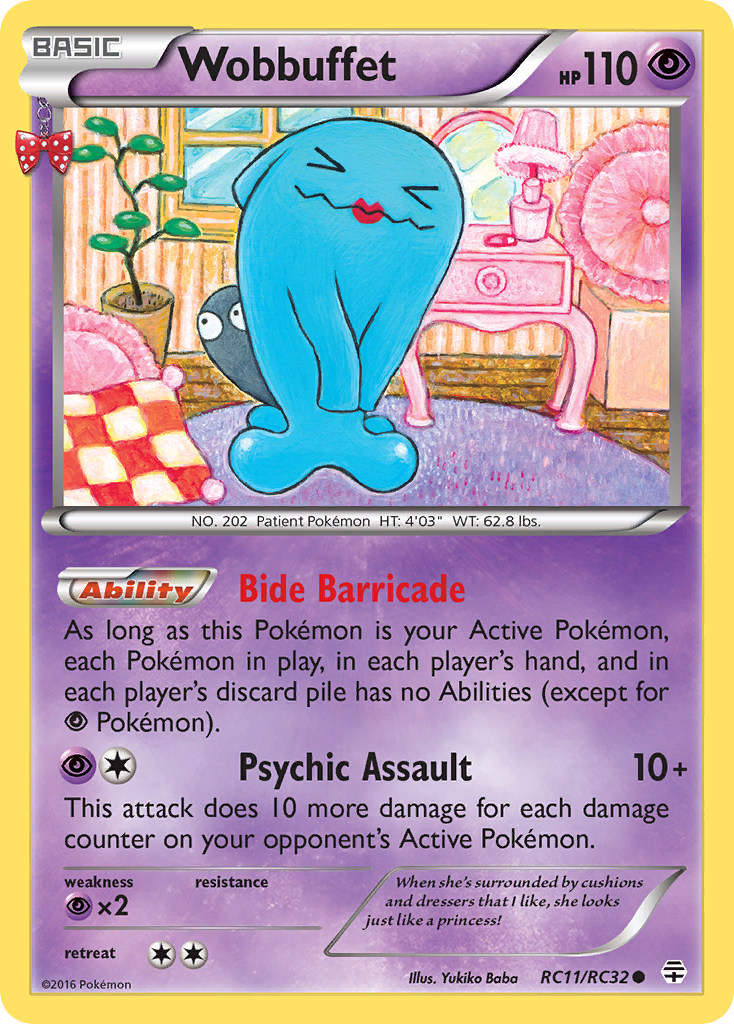 Wobbuffet (RC11/RC32) [XY: Generations] | Good Games North