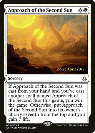 Approach of the Second Sun [Amonkhet Promos] | Good Games North