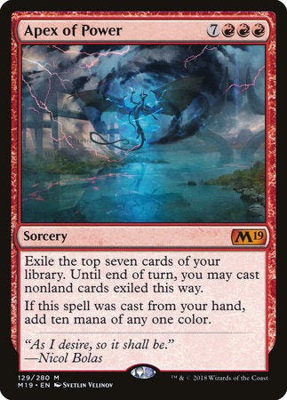 Apex of Power [Core Set 2019] | Good Games North