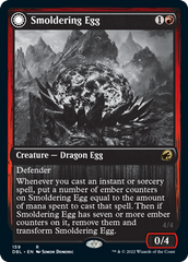 Smoldering Egg // Ashmouth Dragon [Innistrad: Double Feature] | Good Games North