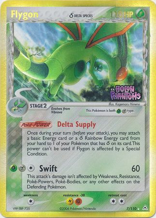 Flygon (7/110) (Delta Species) (Stamped) [EX: Holon Phantoms] | Good Games North