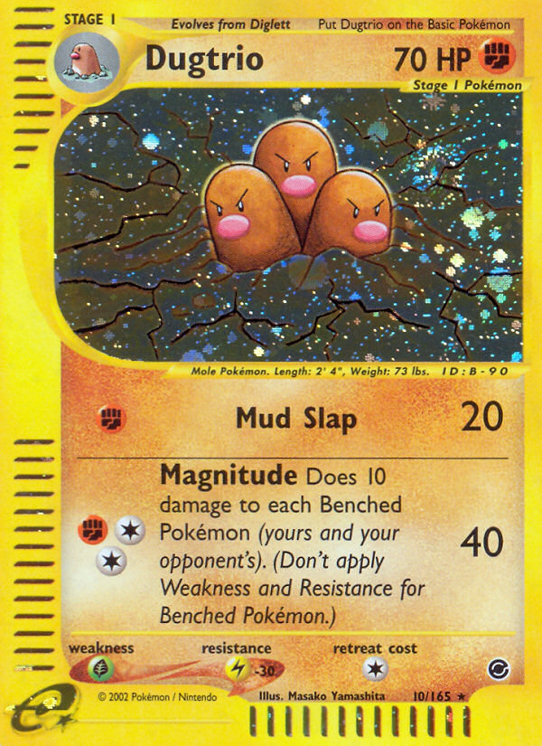 Dugtrio (10/165) [Expedition: Base Set] | Good Games North