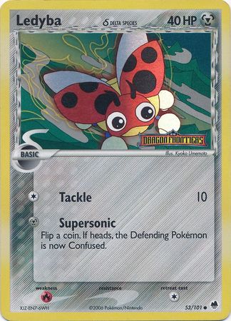 Ledyba (53/101) (Delta Species) (Stamped) [EX: Dragon Frontiers] | Good Games North