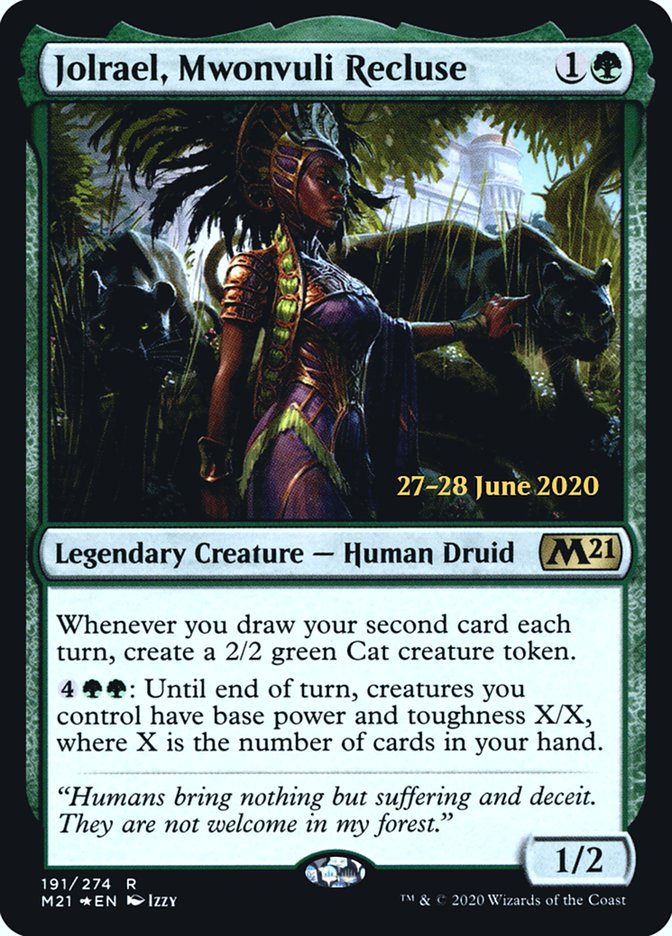 Jolrael, Mwonvuli Recluse  [Core Set 2021 Prerelease Promos] | Good Games North
