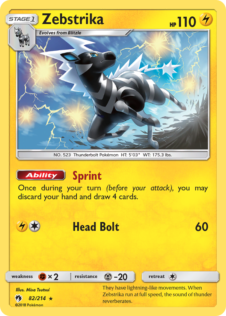 Zebstrika (82/214) [Sun & Moon: Lost Thunder] | Good Games North