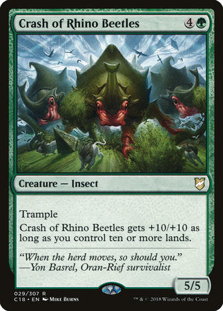 Crash of Rhino Beetles [Commander 2018] | Good Games North
