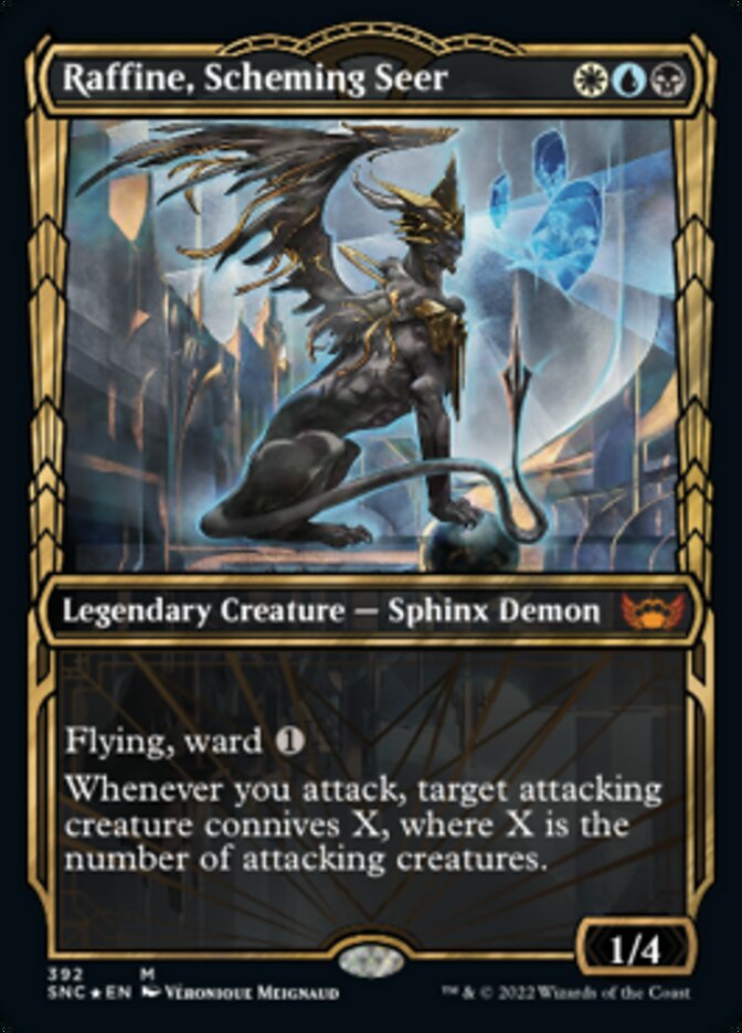 Raffine, Scheming Seer (Showcase Golden Age Gilded Foil) [Streets of New Capenna] | Good Games North