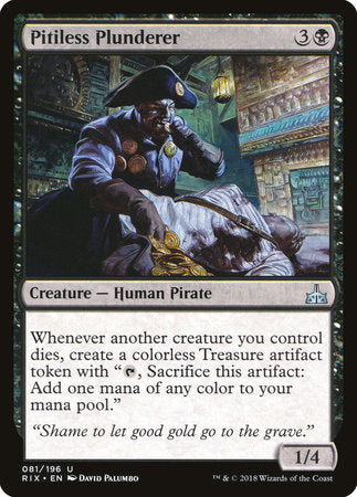 Pitiless Plunderer [Rivals of Ixalan] | Good Games North