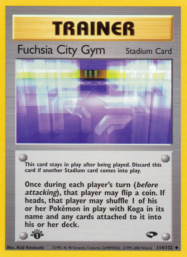Fuchsia City Gym (114/132) [Gym Challenge 1st Edition] | Good Games North