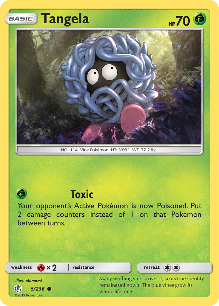 Tangela (5/236) [Sun & Moon: Cosmic Eclipse] | Good Games North