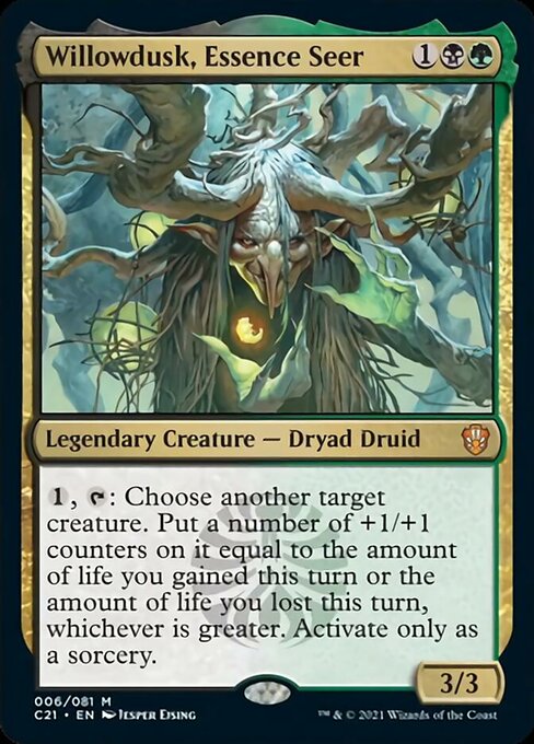 Willowdusk, Essence Seer [Commander 2021] | Good Games North
