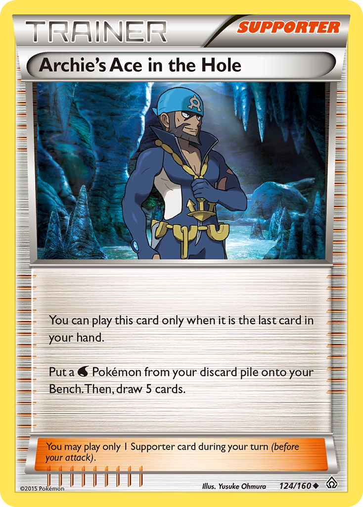 Archie's Ace in the Hole (124/160) [XY: Primal Clash] | Good Games North
