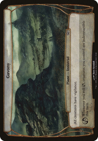 Gavony (Planechase 2012) [Planechase 2012 Planes] | Good Games North
