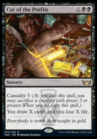 Cut of the Profits (Promo Pack) [Streets of New Capenna Promos] | Good Games North