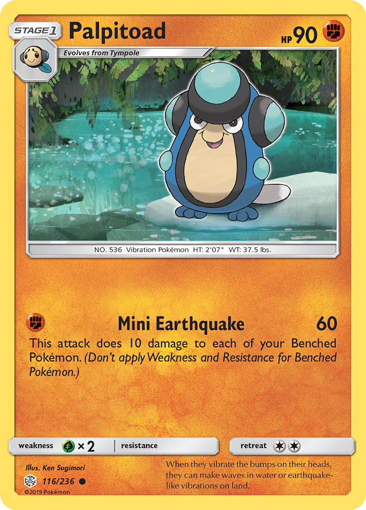 Palpitoad (116/236) [Sun & Moon: Cosmic Eclipse] | Good Games North