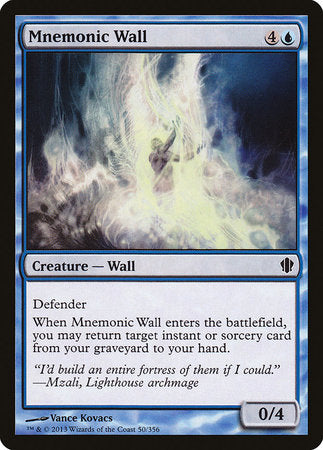 Mnemonic Wall [Commander 2013] | Good Games North
