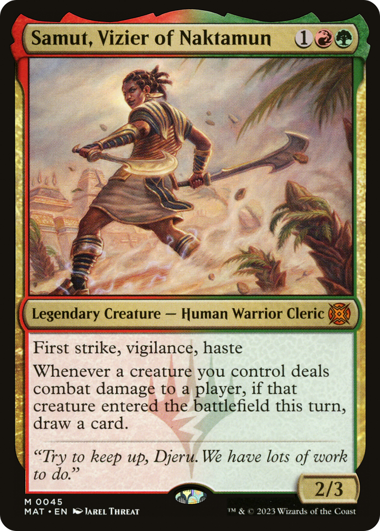 Samut, Vizier of Naktamun [March of the Machine: The Aftermath] | Good Games North