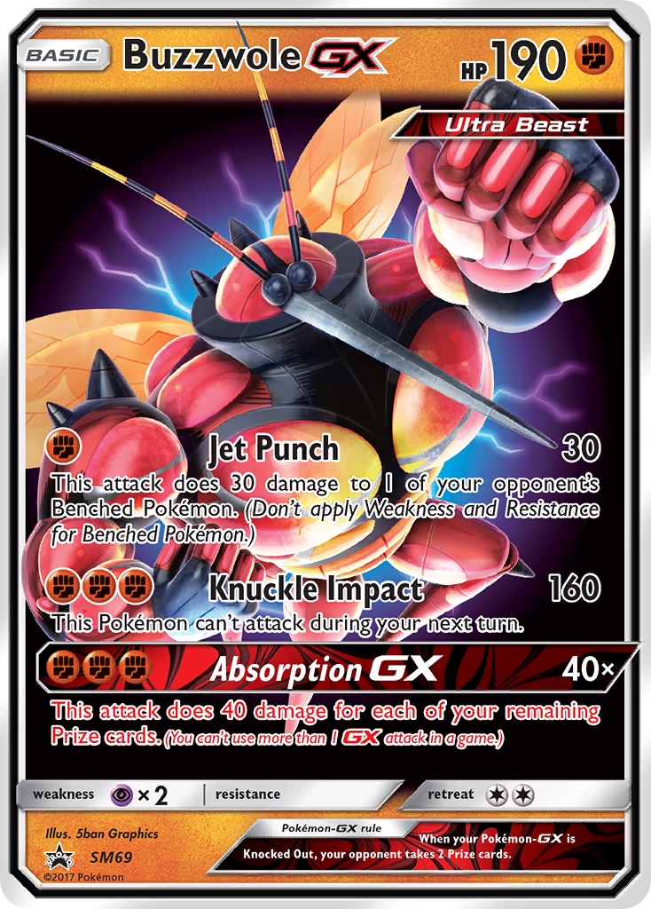 Buzzwole GX (SM69) [Sun & Moon: Black Star Promos] | Good Games North