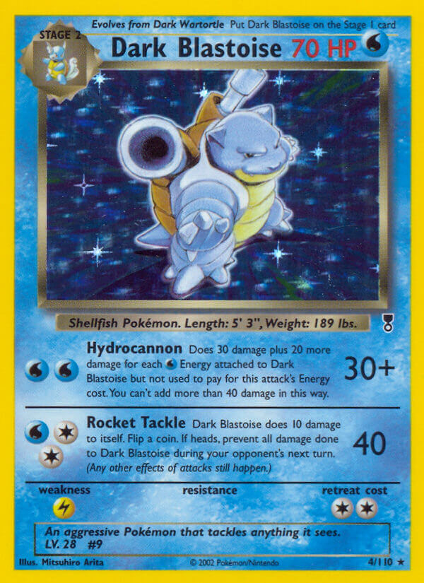 Dark Blastoise (4/110) (WotC) (Theme Deck Exclusive) [Legendary Collection] | Good Games North