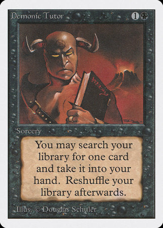 Demonic Tutor [Unlimited Edition] | Good Games North